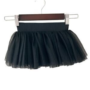 Little Stars Tulle Tutu Skirt - Black - XS